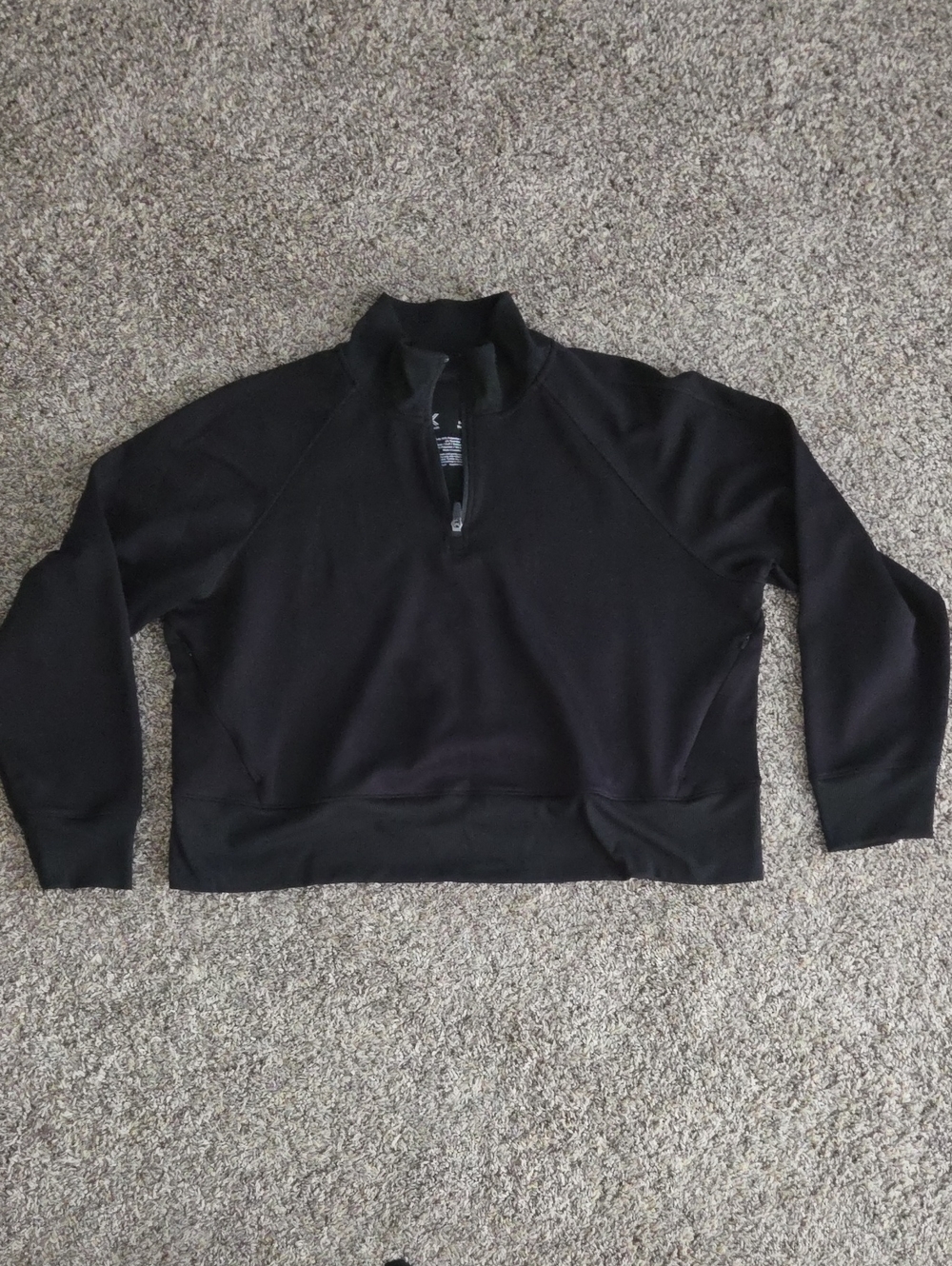 Xersion Black Scuba Luxe 1/2 Zip Pullover